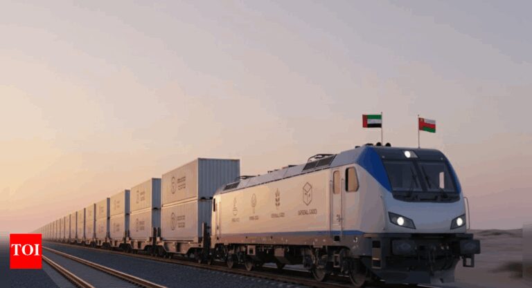 UAE, Oman sign agreement for first cross border freight rail link between Abu Dhabi and Sohar | World News